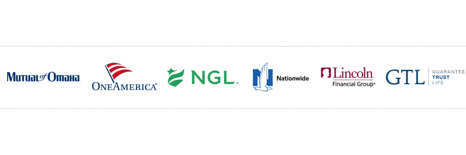 Carriers Carol works with: Mutual of Omaha, OneAmerica, NGL, Nationwide, Lincoln Financial Group, and GTL (Guarantee Trust Life)